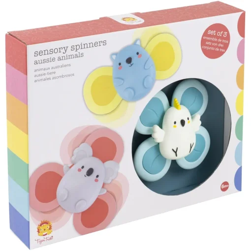 3 spinners sensoriales animales - Tiger Tribe