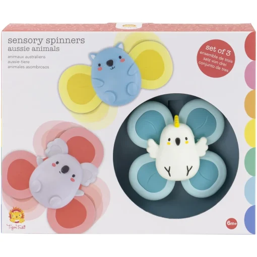 3 spinners sensoriales animales - Tiger Tribe