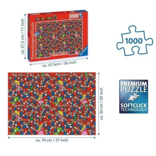 Super Mario Challenge Puzzle 1000 piezas - Ravensburger