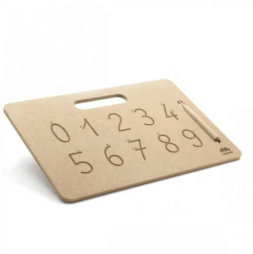 Tabla de escritura numérica Montessori - Mazafran