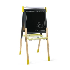Tablero ajustable gris y amarillo - Janod