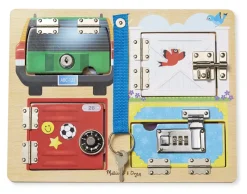 Tablero de cerraduras y pernos - Melissa & Doug