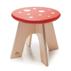 Taburete Champiñón de madera para niños - Tender Leaf Toys