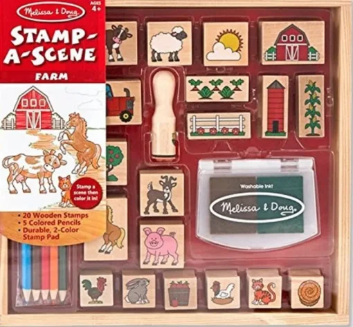 Tampones para sellos - La Ferme - Melissa & Doug
