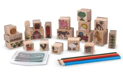 Tampones para sellos - La Ferme - Melissa & Doug