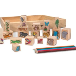 Tampones para sellos de la Selva Tropical - Melissa & Doug