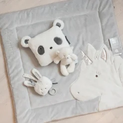 Tapidou Unicornio gris y plata - Doudou et Compagnie