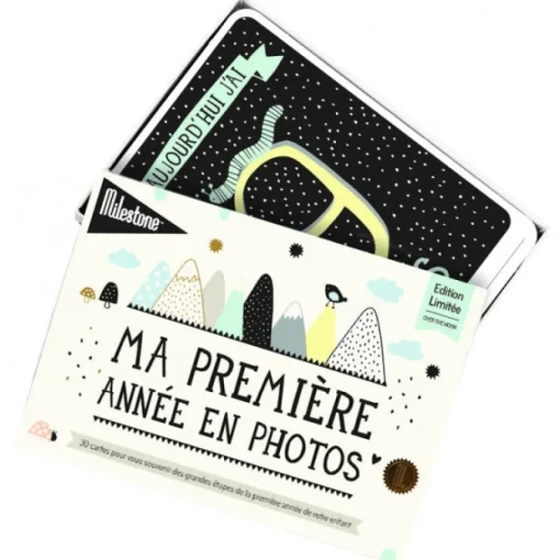 Tarjetas de memoria - Mi primer año Sobre la luna - Milestone