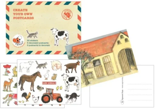 Tarjetas postales con pegatinas - Egmont Toys