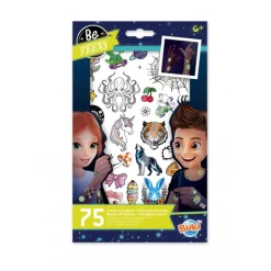 75 Tattoo lavables fosforescente - Buki France