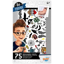 75 Tattoo lavables Rock - Buki France