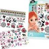 75 Tattoos lavables Colorés - Buki France