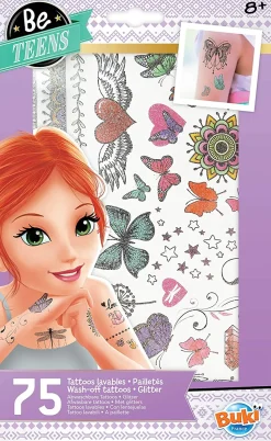 75 Tatuajes lavables Paillettes - Buki France