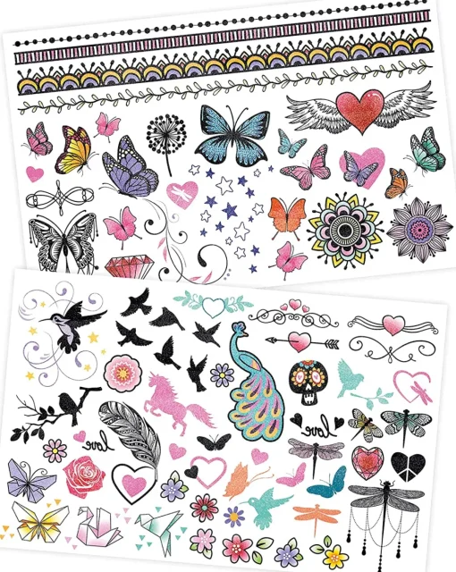 75 Tatuajes lavables Paillettes - Buki France