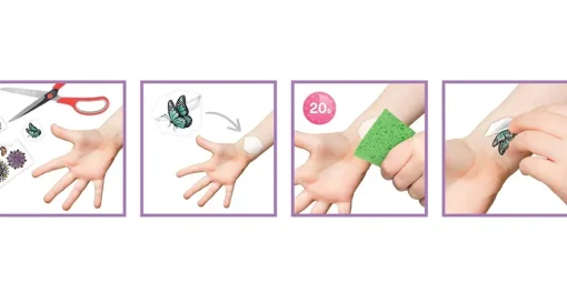 75 Tatuajes lavables Paillettes - Buki France