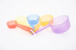 Tazas medidoras de colores translúcidos - TickiT