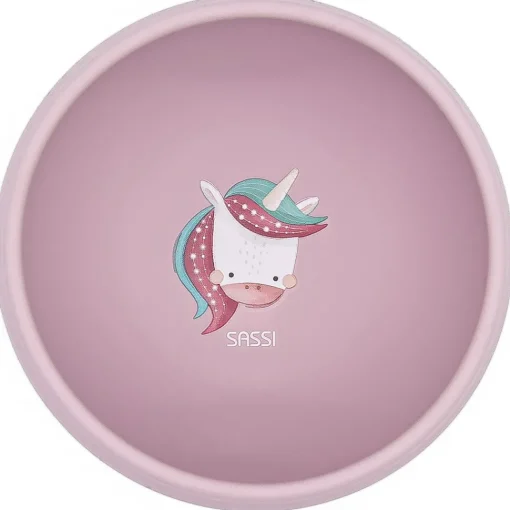 Tazón de silicona Sparkly el unicornio - Sassi Junior