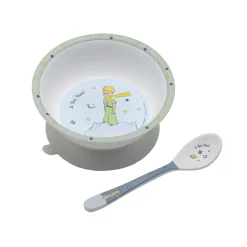 Tazón de succión con cuchara El Principito - Petit Jour