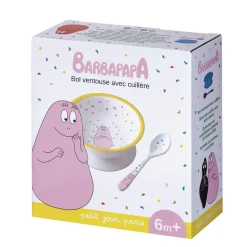 Tazón de succión con cuchara Barbapapá - Petit Jour