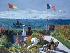 Terraza de la Sainte Adresse de Monet - Puzzle Michèle Wilson