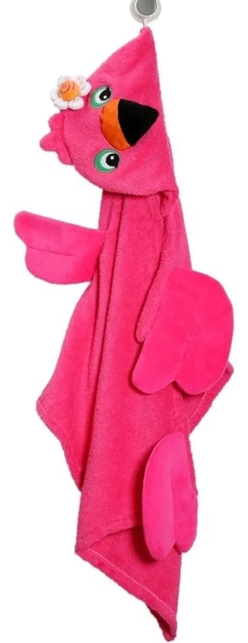 Toalla de baño para niños - Franny le flamant rose - Zoocchini