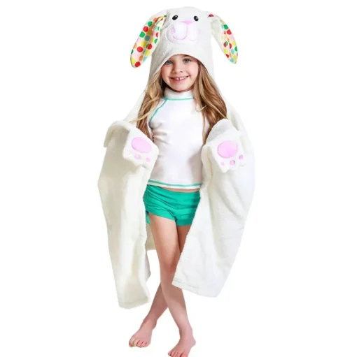 Toalla de baño para niños - lapin bella - Zoocchini