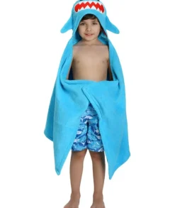 Toalla para niños - Sherman le requin - Zoocchini