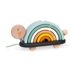 Tortuga de madera arco iris Sweet Cocoon - Janod