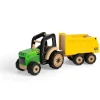 Tractor y remolque de madera - Bigjigs Toys
