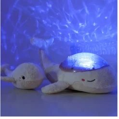 Tranquil Whale Family Blanca - Cloud b