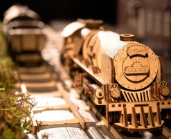 Tren a vapor V-Express modelo mecánico - Ugears