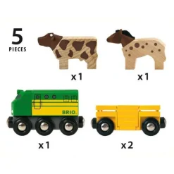 Tren de animales de granja - Brio