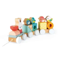 Tren de construcción de madera Pure - Janod