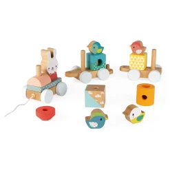 Tren de construcción de madera Pure - Janod