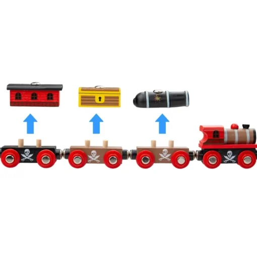Tren de madera Pirata - Bigjigs Toys