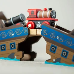 Tren de madera Pirata - Bigjigs Toys