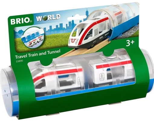 Tren de pasajeros y túnel - Brio