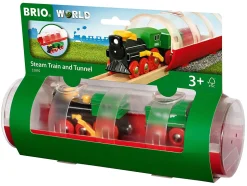 Tren de vapor y túnel - Brio