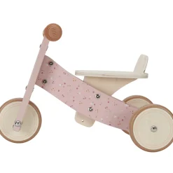 Triciclo de madera rosa - Little Dutch