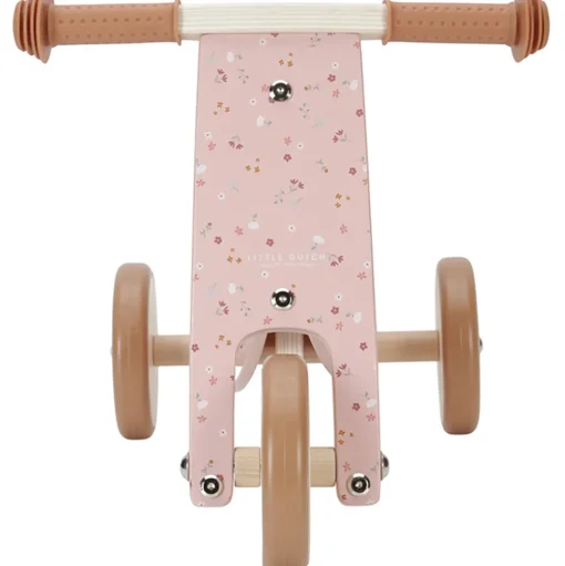 Triciclo de madera rosa - Little Dutch