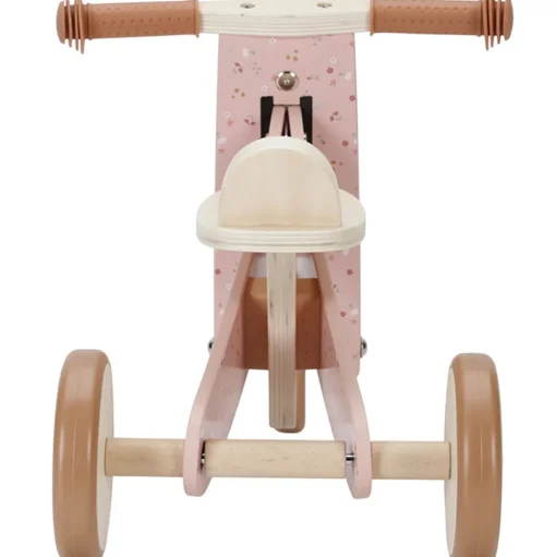 Triciclo de madera rosa - Little Dutch