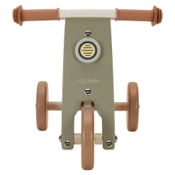 Triciclo de madera verde oliva - Little Dutch