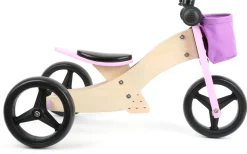 Triciclo sin pedales 2 en 1 rosa de 64 x 38 x 36 cm - Small foot company