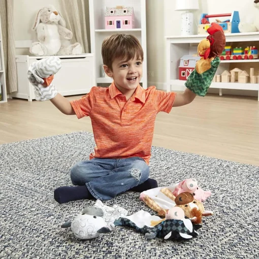 Títeres Animales de granja - Melissa & Doug