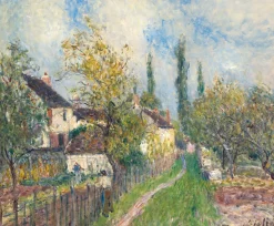 Un camino en los Sablones de Sisley - Puzzle Michèle Wilson
