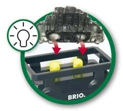 Vagón ligero cargado de oro - Brio