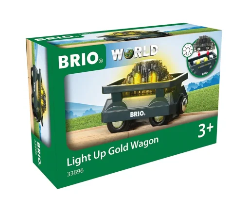Vagón ligero cargado de oro - Brio