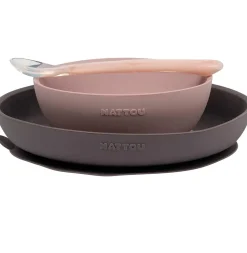 Vajilla para bebé en silicona - Nattou