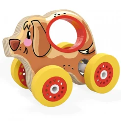 Vehículo de madera - Perro - Quercetti