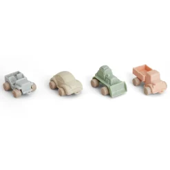 4 vehículos de bioplástico 9 cm - Viking Toys